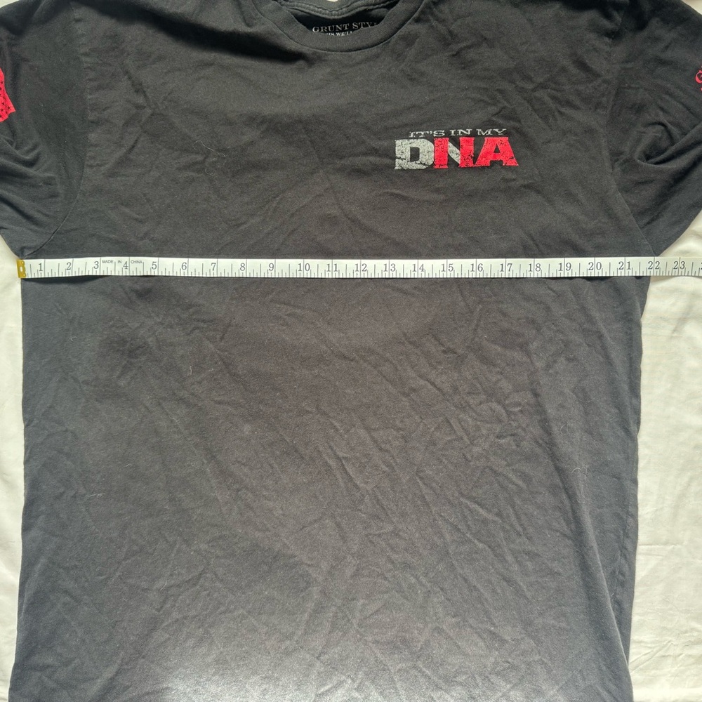 Grunt Style UNAPOLOGETIC Its In My DNA T Shirt Black Size Mens XL - Picture 6 of 7